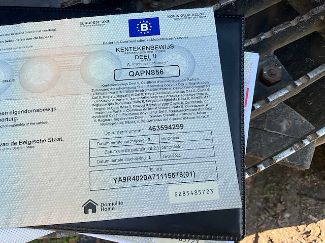 1995 gheyssens & verpoort r4020a dieplader / oplegger - afbeelding 26 van  35