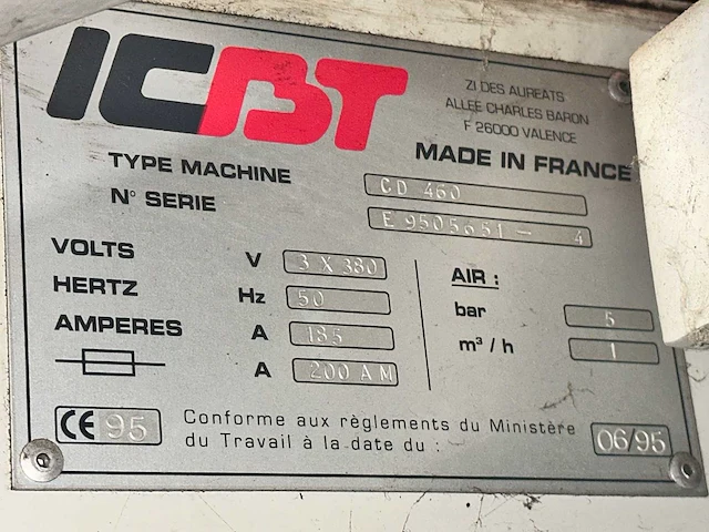 1995 icbt frankrijk cd 460 garenverwerking - afbeelding 13 van  13