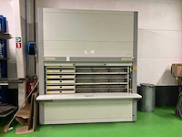 1995 kardex lektriever sys-120-1711-15 carrousel magazijn - afbeelding 1 van  6