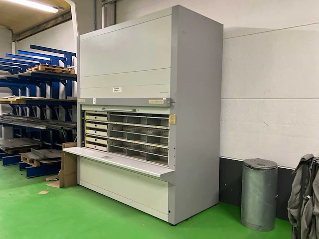 1995 kardex lektriever sys-120-1711-15 carrousel magazijn - afbeelding 3 van  6