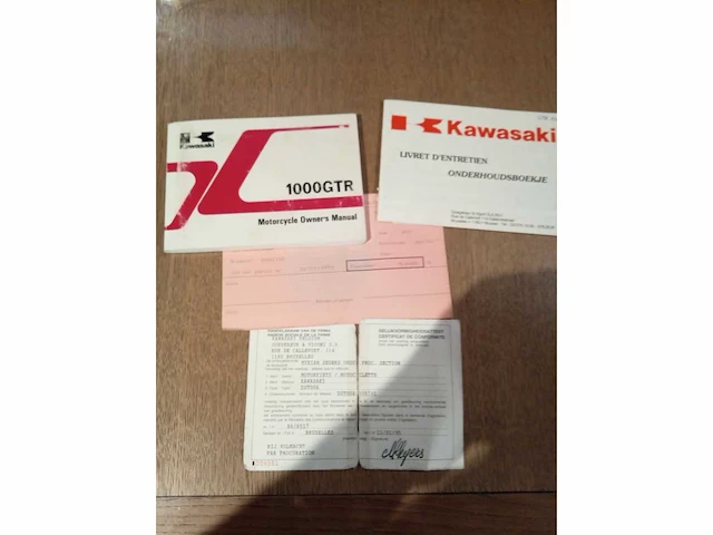 1995 kawasaki gtr1000 motorfiets - afbeelding 8 van  8