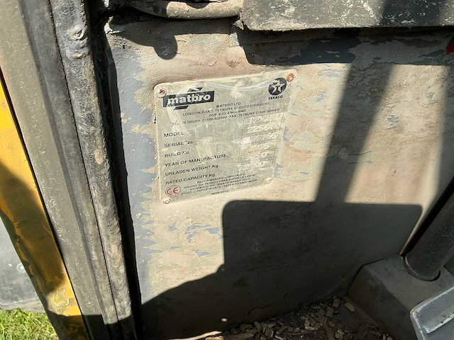 1995 matbro tr200 kniklader - afbeelding 30 van  36