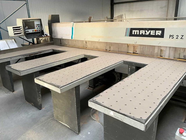 1995 mayer ps2z platen opdeelzaagmachine - afbeelding 6 van  12