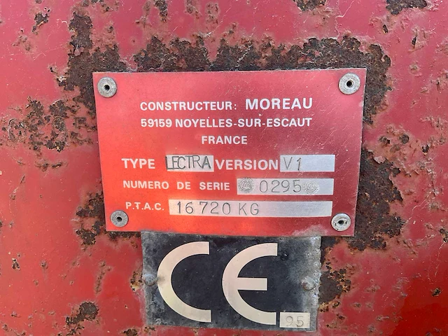 1995 moreau lectra 4005 v1 bieten- en cichoreirooier - afbeelding 28 van  43