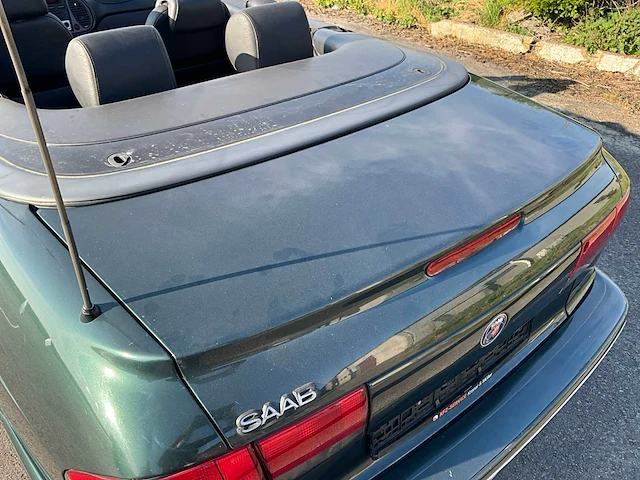 1995 saab cabrio oldtimer personenauto - afbeelding 17 van  30