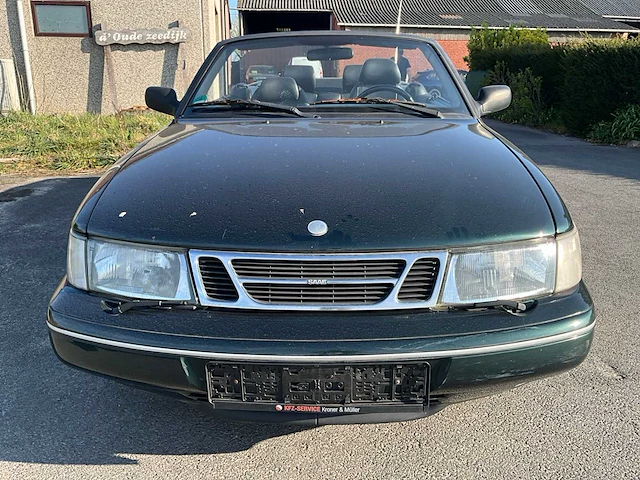 1995 saab cabrio oldtimer personenauto - afbeelding 12 van  30