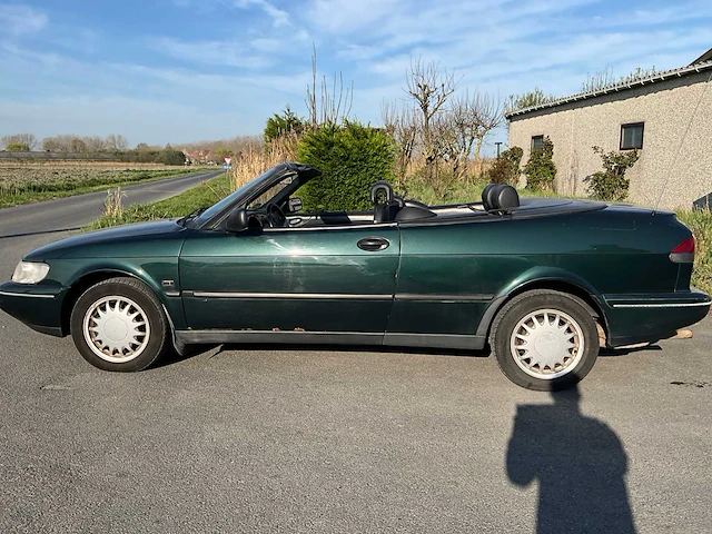 1995 saab cabrio oldtimer personenauto - afbeelding 29 van  30