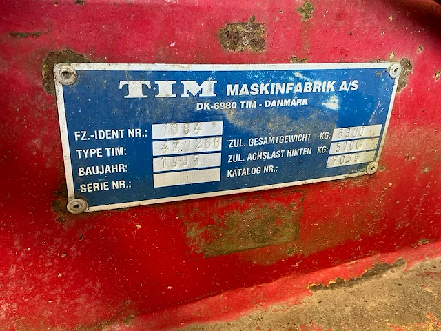 1995 tim krb s 212 bietenrooier - afbeelding 2 van  32