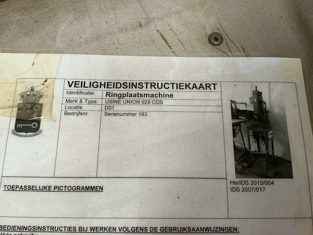 1995 union m929 zeilringpons - afbeelding 7 van  8