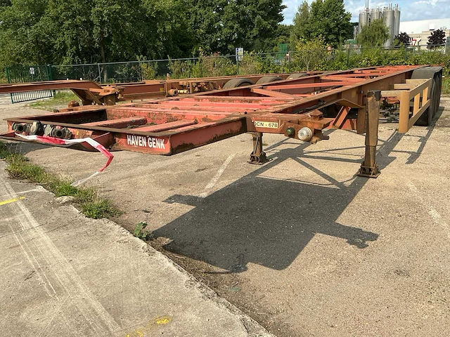 1995 vanhool 40ft containerchassis - afbeelding 1 van  23