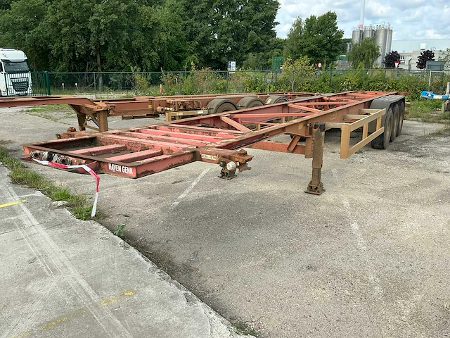 1995 vanhool 40ft containerchassis - afbeelding 18 van  23