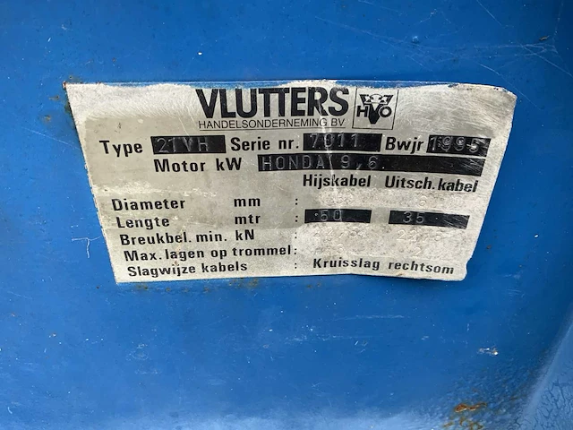 1995 vlutters 21 vh verhuislift - afbeelding 3 van  11