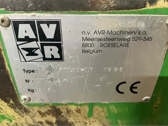 1996 avr prestige tt wagenrooier met aardappel en uitenkit - afbeelding 42 van  48