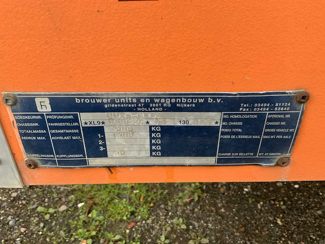 1996 brouwer s 370 ls rwaa-0002 mobiele werfkeet - afbeelding 9 van  18