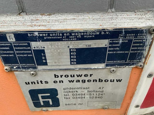 1996 brouwer s 370 ls rwaa-0002 mobiele werfkeet - afbeelding 6 van  15