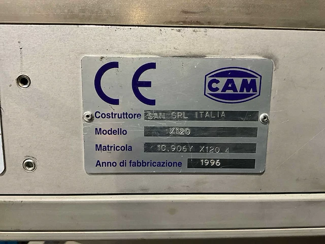 1996 cam av x120 dozensluitmachine - afbeelding 16 van  23