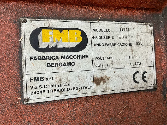 1996 fmb titan verticale bandzaagmachine - afbeelding 5 van  8