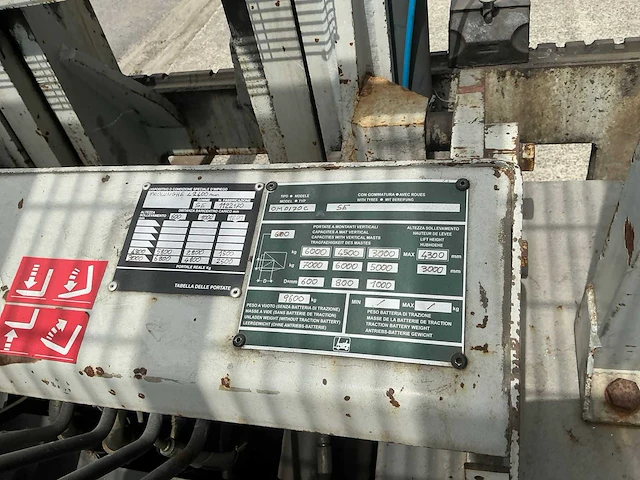 1996 general lift di70c vorkheftruck - afbeelding 4 van  12