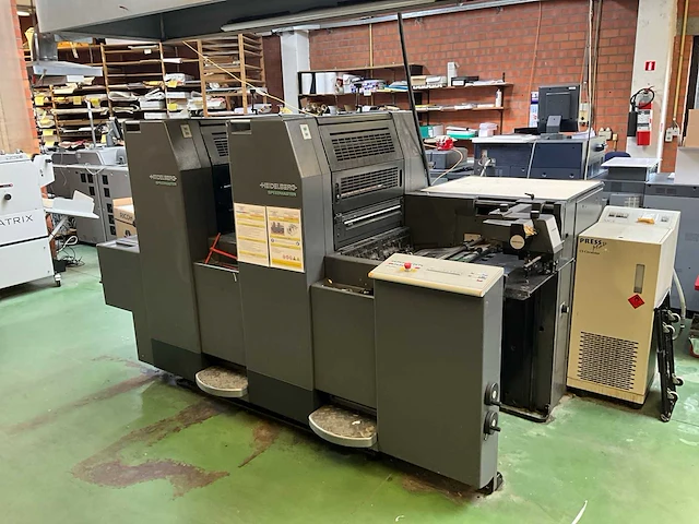 1996 heidelberg speedmaster sm 52 2 kleuren offsetpers drukpers - afbeelding 3 van  25