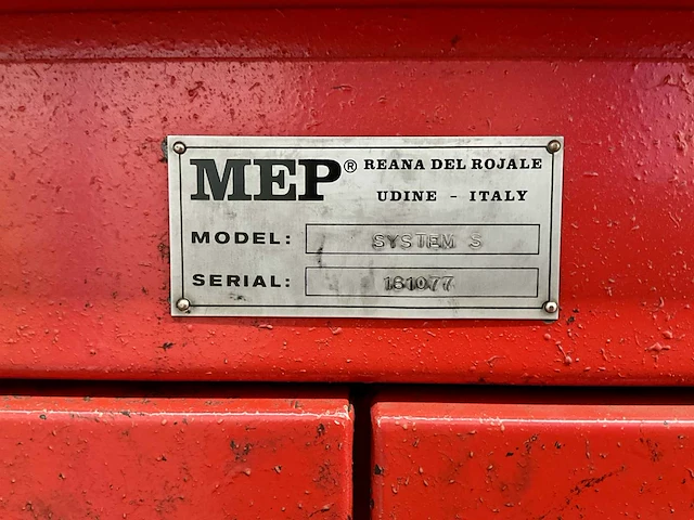 1996 mep system s buigmachine betonijzer - afbeelding 35 van  43