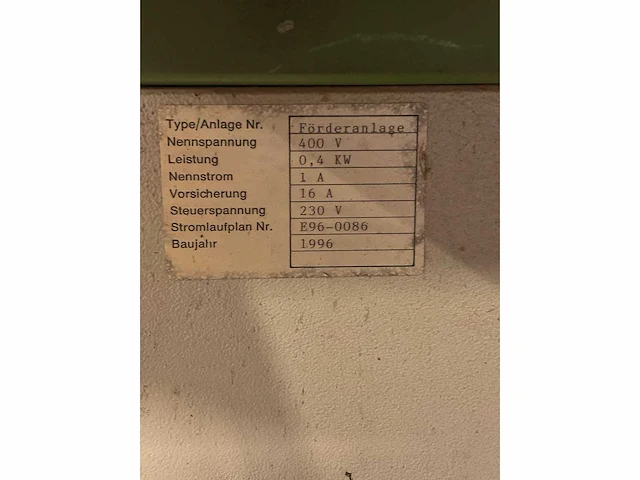 1996 overige houtbewerking transportband - afbeelding 4 van  4