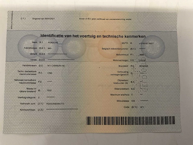1996 porsche 993 carrera 4s - afbeelding 51 van  69