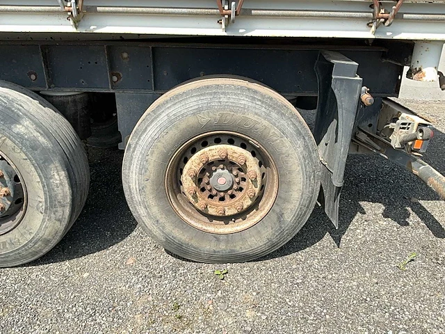 1996 schmitz zkd 18 tri-tipper aluminium oplegger - afbeelding 8 van  25