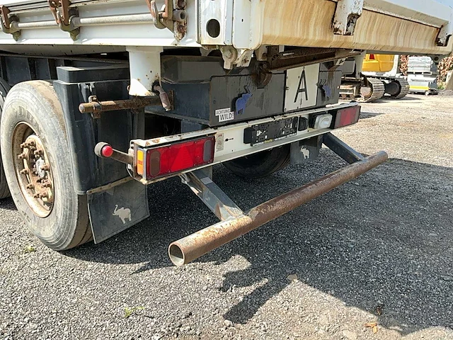 1996 schmitz zkd 18 tri-tipper aluminium oplegger - afbeelding 9 van  25