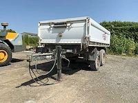 1996 schmitz zkd 18 tri-tipper aluminium oplegger - afbeelding 1 van  25