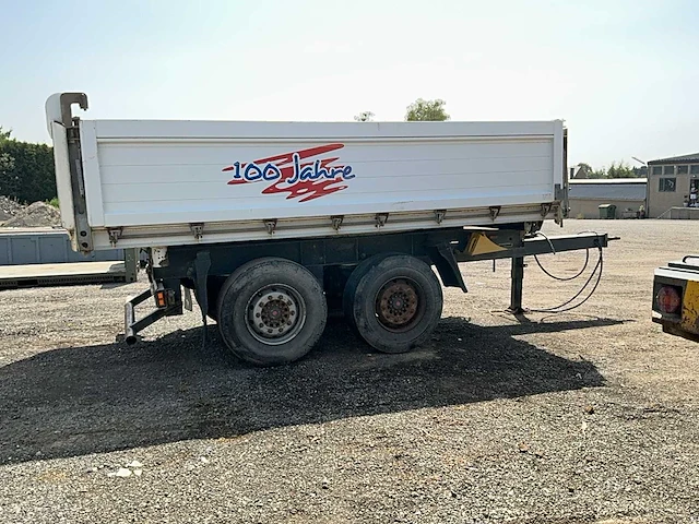1996 schmitz zkd 18 tri-tipper aluminium oplegger - afbeelding 22 van  25