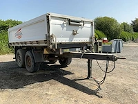 1996 schmitz zkd 18 tri-tipper aluminium oplegger - afbeelding 23 van  25
