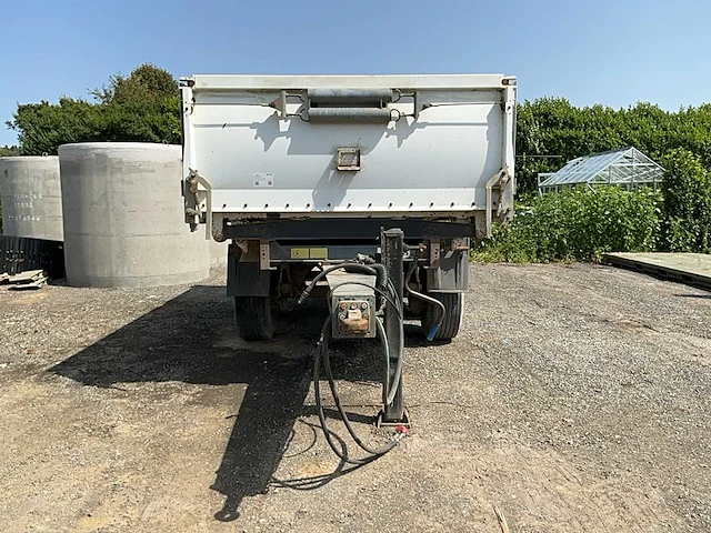 1996 schmitz zkd 18 tri-tipper aluminium oplegger - afbeelding 24 van  25
