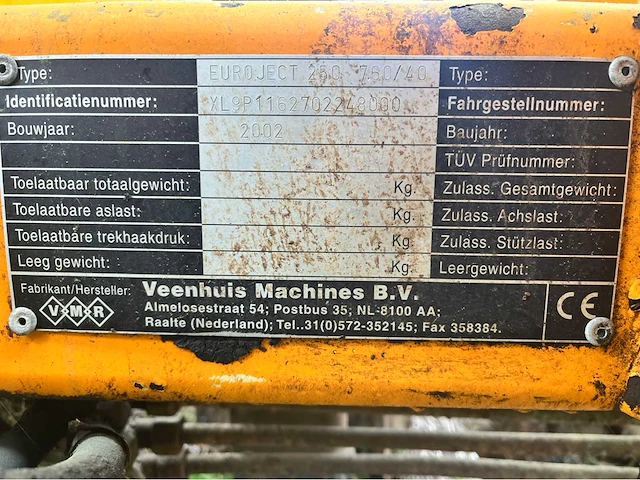 1996 schuitemaker robusta 180 mesttank met mestinjecteerder - afbeelding 31 van  37