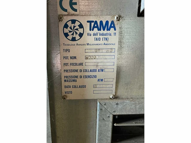 1996 tama houtketel calory 60 industriële verwarmingsinstallatie - afbeelding 9 van  10