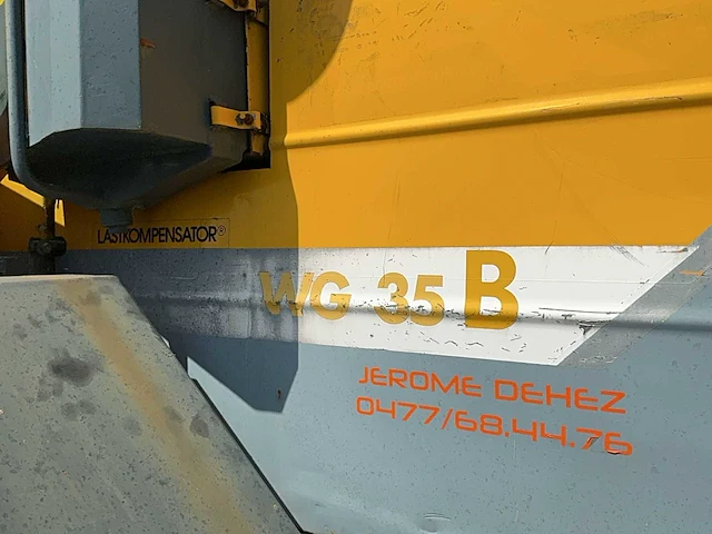 1996 werklust wg35b mini laders - afbeelding 41 van  41