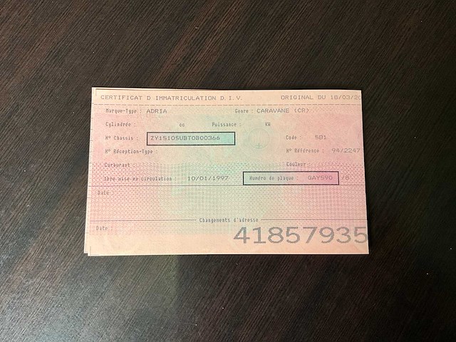 1997 adria 5105 ub - afbeelding 21 van  29