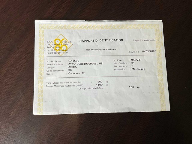 1997 adria 5105 ub - afbeelding 22 van  29