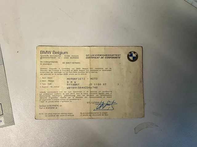 1997 bmw r 1100 rt motorfiets - afbeelding 10 van  18