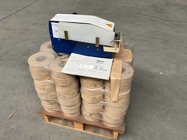 1997 cyklop uni-110 papier kleefband machine - afbeelding 1 van  7