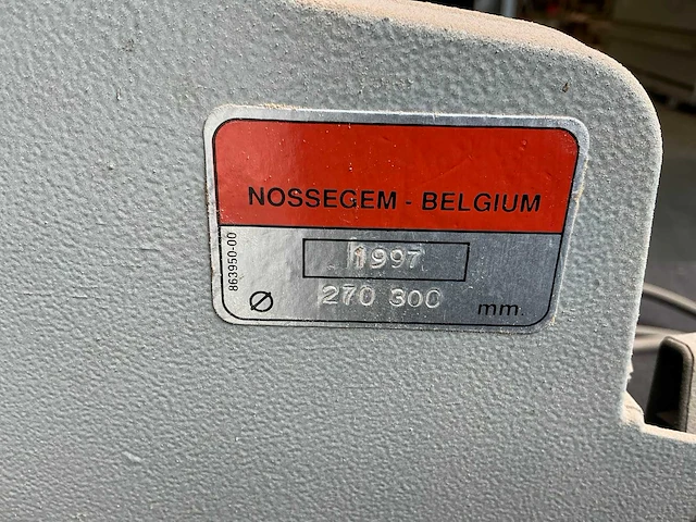 1997 elu ras 8003 radiaalafkortzaagmachine - afbeelding 7 van  7