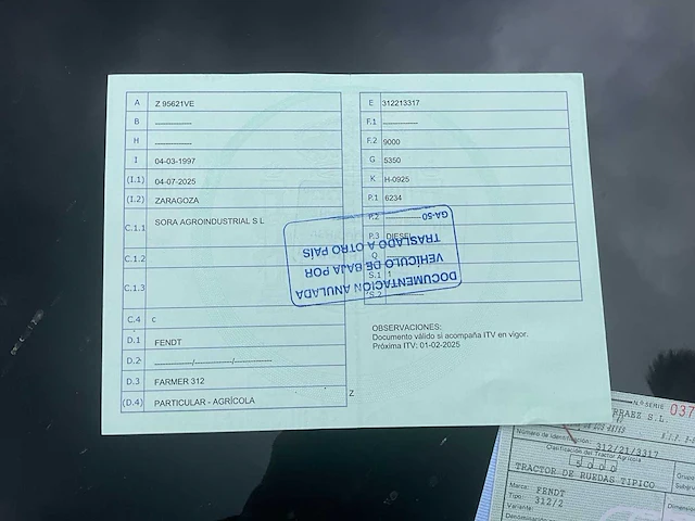 1997 fendt farmer 312 lsa - afbeelding 39 van  44