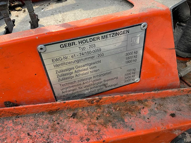 1997 holder c300 werktuigdrager - afbeelding 39 van  39
