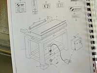 1997 masterwood k21 drevelmachine - afbeelding 2 van  10