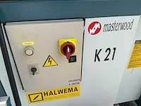 1997 masterwood k21 drevelmachine - afbeelding 3 van  10