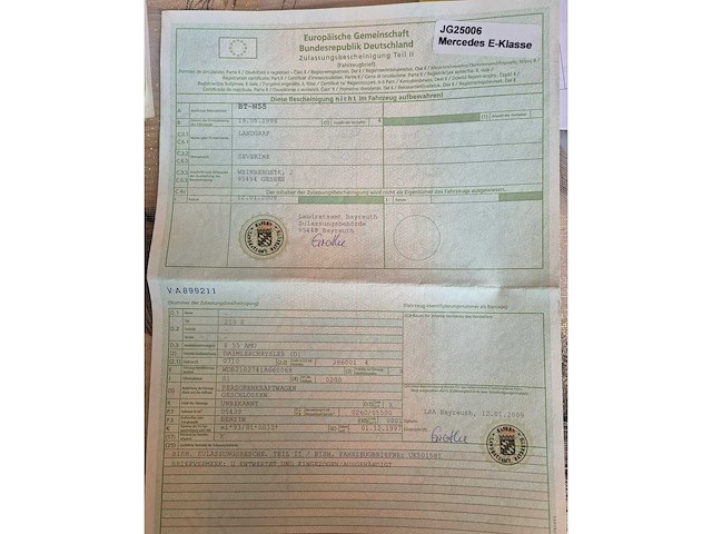 1997 mercedes-benz e55 amg v8 oldtimer - afbeelding 10 van  35