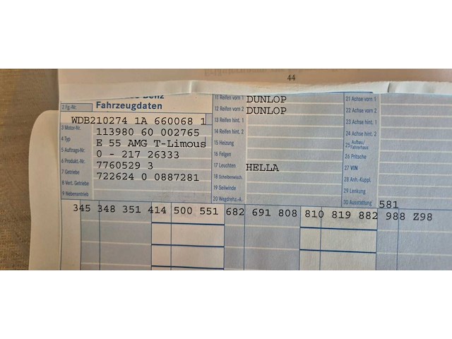 1997 mercedes-benz e55 amg v8 oldtimer - afbeelding 25 van  35