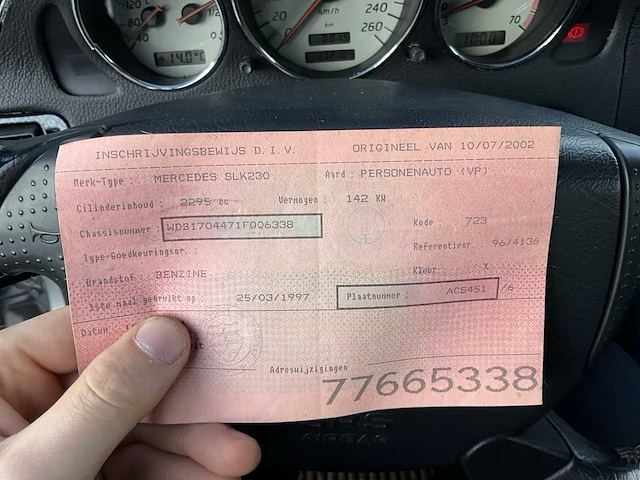 1997 mercedes-benz slk 230 - afbeelding 20 van  29