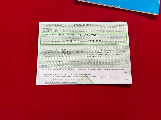 1998 - mazda 323f - personenauto - afbeelding 27 van  34