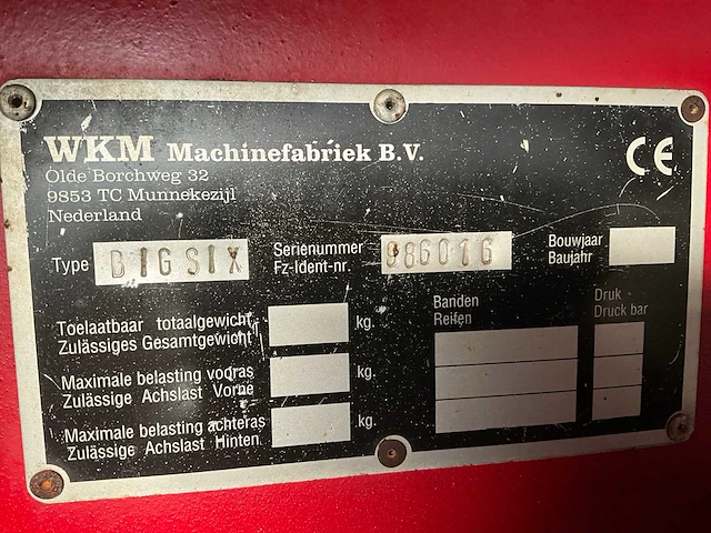 1998 agrifac big six bieten overslagwagen - afbeelding 35 van  40