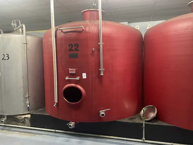 1998 agrifoy-cuverie wijnopslagtank - afbeelding 2 van  5